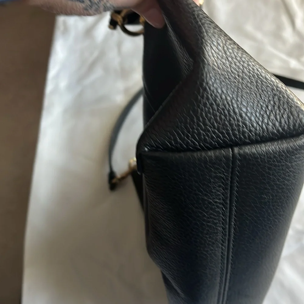 Coach Black Leather Tote Bag - Picture 5 of 7